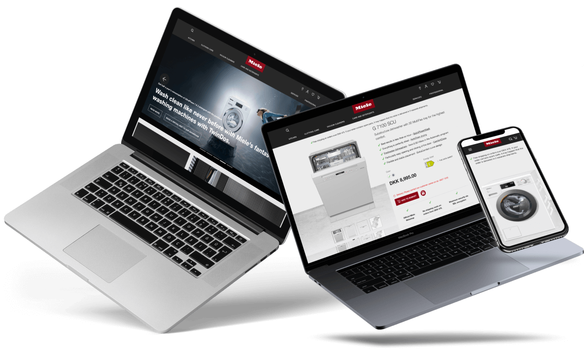 Miele Responsive Website UX Design